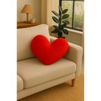 Plush Soft Kalp Minder Yastık Kırlent Dekoratif Peluş Toscano Hediyelik