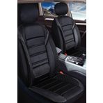 Plusoto Dacia Sandero Stepway Uyumlu Vera Serisi Siyah Oto Koltuk Kılıfı 5'Li Takım Set