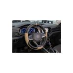 Plusoto Fiat / Tofaş Doğan Uyumlu Karbon Direksiyon Kılıfı (Siyah Bej)