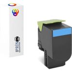 PlusPrint Lexmark 80C8SCE / Lexmark CX310DN Uyumlu Mavi Muadil Toner 2000 Syf