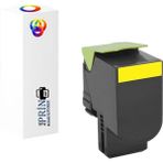 PlusPrint Lexmark 80C8SY0 / Lexmark CX310DN Uyumlu Sarı Muadil Toner 2000 Syf