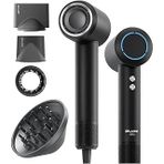 Pluzz X116 Iyonlu Saç Kurutma Makinesi Sessiz Hızlı Kurutma (Siyah)