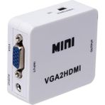 PM-18698 VGA To HDMI Ses Çıkışlı Mini Model Dönüştürü