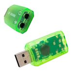 PM-2449 5.1 Kanal USB 2.0 Ses Kartı | Tak Çalıştır Harici Sound Card | Mikrofon/Hoparlör Kapatma + Ses Kontrol Tuşlu