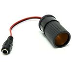 Pm-28526 Dc 5.5x2.5mm Dişi - Oto Çakmak Soketi Çevirici Adaptör Kablosu