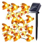 Pm-29076 Solar Arı Figürlü 12M Dekoratif Led Aydınlatma Animasyonlu Bahçe Lambası