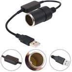 PM-5726 USB 2.0 Siyah 5 Volt 2 Amper To 12 Volt 800Mah Araç Çakmaklığına Çevirici
