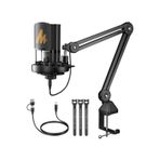 Pm450s - Usb/xlr Dinamik Mikrofon Podcast Kayıt Içerik Ev Stüdyosu Seslendirme Gürültü Azaltma