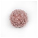 Pmnzdy 100 adet ponpon topu, şapka, kıyafet, çorap, anahtarlık, 5 cm, pelüş toplar, elastik halkalı ponpon, renkli, kıvırcık kürk ponpon, pembe 1