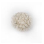 Pmnzdy 100 adet ponpon topu, şapka, kıyafet, çorap için, anahtarlık, 5 cm, pelüş toplar, ponpon, elastik halkalı ponpon, renkli, kıvırcık kürk ponpon, kızıl kahverengi