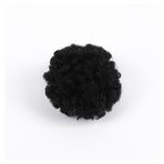 Pmnzdy 30 adet ponpon topu, şapka, kıyafet, çorap, anahtarlık, 5 cm, pelüş toplar, ponpon, elastik halkalı ponpon, renkli, kıvırcık kürk ponpon, beyaz