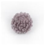 Pmnzdy 30 adet ponpon topu, şapka, kıyafet, çorap, anahtarlık, 5 cm, pelüş toplar, ponpon, elastik halkalı ponpon, renkli, kıvırcık kürk ponpon, gri