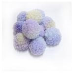 Pmnzdy 30 adet ponpon topu, şapka, kıyafet, çorap, anahtarlık, 5 cm, pelüş toplar, ponpon, elastik halkalı ponpon, renkli, kıvırcık kürk ponpon, renkli, 4