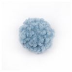 Pmnzdy 30 adet ponpon topu, şapka, kıyafet, çorap, anahtarlık, 5 cm, pelüş toplar, ponpon, elastik halkalı ponpon, renkli, kıvırcık kürk ponpon, sarı