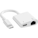 Pmr 2 In 1 Type C To RJ45 Gigabit Ethernet Çoklayıcı+ Type C Şarj