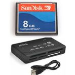Pmr 8 GB Compact Flash Hafıza Kartı USB 2.0 CF Kart Okuyucu