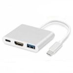 PMR TYPE C TO 4K HDMI -USB 3.0-PD 3.0 60W TYPE C ÇEVİRİCİ