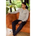 Pms Kocabey 9250 Erkek Midi Yaka Pijama Takım