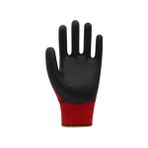 Pn5 NO10 Kırmızı Polyester Nitril Iş Eldiveni 12 Çift - standart