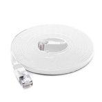 PNI Düz ağ kablosu S/STP CAT7 U7200W, 2 x RJ45, 4 çift tel, 32AWG, bakır, 10 Gbps, 600 MHz, 20m, beyaz