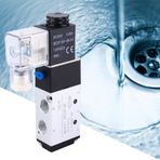 Pnömatik Solenoid Hava Valfı, Hava Portu Solenoid Valfı 4V210-08, Hava Valfı, Ev İçin 2 (DC24V)