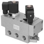 Pnömatik Solenoid Valf, 2 Konum 5 Yollu G1/2 Diş Elektrik Solenoid Valf K25D2H - 15, Alüminyum Alaşım Bakım Endüstrileri Için (Plyistyp8bgk7z916-14)