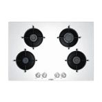 PNP7B2O10O 75 cm Doğalgazlı Beyaz Cam Ankastre Ocak