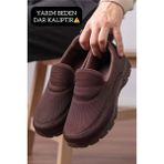 PNR TERLİK Unisex Aqua Ayakkabı Günlük Ayakkabı Ortapedik Taban Günlük Ayakkabı Sneakars - 1W7-Kahverengi