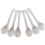 pobi Plastik Mama Baharat Kaşığı Beyaz