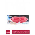 Poblex Kırmızı Kulak Tıkacı + Uyku Maskesi