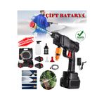 POBO Şarjlı Oto Yıkama Makinesi Çift Akülü Bahçe Yıkama Makinesi 12000 Mah Araba Araç Yıkama