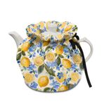 Poceacles Çay Rahat Sıcak Tutun Çaydanlık Koruyucu Kapak Yalıtımlı Çaydanlık Toz Kapağı Çaydanlıklar Kahvaltı Tenceresi Masa Üstü Mutfak Aksesuarları, Limon Mavisi Çiçek
