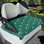 Poceacles Spor Golf Baskı Golf Arabası Koltuk Kılıfları, Kadın Erkek Golf Arabası için Golf Arabası Aksesuarları Yaz Golf Arabası Koltuk Havlusu, Seyahat Sporları Golf Arabası Koltuk Kılıfları, Yeşil