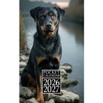 Pocket Calendar 2026-2027 For Purse: Monthly Planner With Small Size 2-Year From January 2026 To December 2027 With Holidays & Inspirational Quotes | Rottweiler Themed