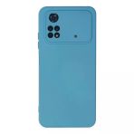 Poco M4 Pro 4G Kılıf Nano İçi Kadife - Mavi