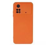 Poco M4 Pro 4G Kılıf Nano İçi Kadife - Turuncu