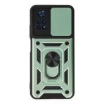 Poco M4 Pro 4G Kılıf Pars Lens Yüzüklü - Yeşil