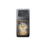Poco M4 Pro ile Uyumlu Burç Kartları Akrep Tasarımlı Şeffaf Silikon Kılıf