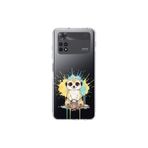 Poco M4 Pro ile Uyumlu Splash Mirket Tasarımlı Şeffaf Silikon Kılıf