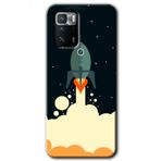 Poco X3 GT Space Smoke Baskılı Uyumlu Silikon Kılıf