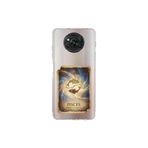 Poco X3 NFC ile Uyumlu Burç Kartları Balık Tasarımlı Şeffaf Silikon Kılıf