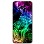 Poco X3 NFC Smoke Colorful Baskılı Uyumlu Silikon Kılıf