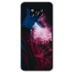 Poco X3 NFC Smoke Man Baskılı Uyumlu Silikon Kılıf
