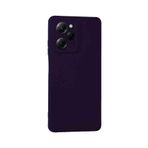 Poco X5 Pro 5G Uyumlu Fuchsia Nano İçi Kadife Silikon Telefon Kılıfı Mor
