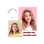 POEBGO FAMİLY'S Mor Renk Kristal Taşlı Parlak Birthday Girl Yazılı Taç 16x17 cm (5162)