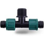 Poelsan 17x3/4 inç x 17 Erkek Yassı Damla Sulama