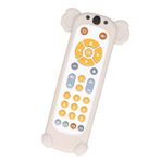 POENVFPO Simülasyon Eğitici Müzikal Bebek Uzaktan Kumanda Oyuncak, Silikon Kapaklı Diş Kaşıyıcı Ile Bebek TV Oyuncak, Erken Eğitim Ve Eğitim, Çok Fonksiyonlu, (Koala Kılıfı ve Beyaz