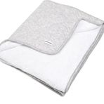 Poetree Kids Chevron Grey Welsoftlu 100x135 Açık Gri Bebek Battaniye