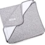 Poetree Kids Star Grey Welsoftlu 100x135 Açık Gri Bebek Battaniye