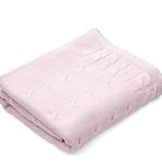 Poetree Kids Welsoftlu Örgü Pudra 100x135 Bebek Battaniyesi